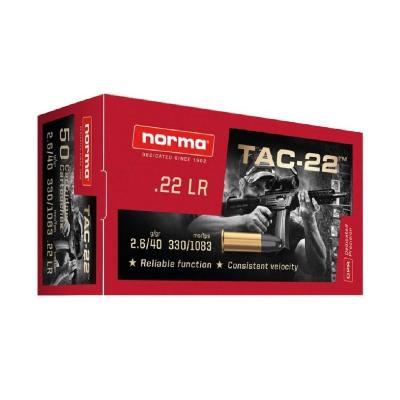 NORMA .22lr TAC-22 2,6g/40gr 500Stk. - image