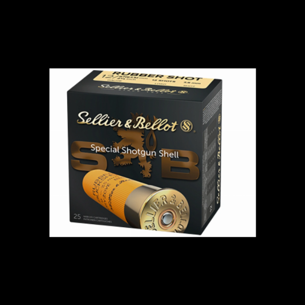 Sellier & Bellot 12/67,5 Gummischrot 12X7,5mm 25Stk.