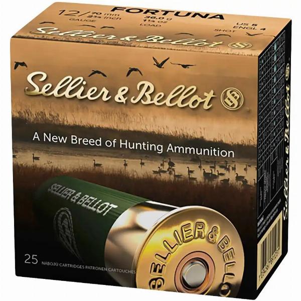 Sellier & Bellot 12/70 Fortuna Plastik 36g 4mm 25Stk.