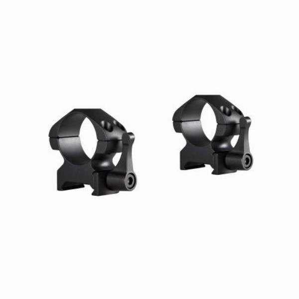 HAWKE Montageringe Precision Steel  30mm Medium mit Hebel