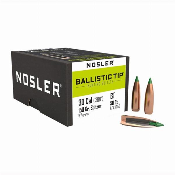 Nosler Geschosse 7,62/.30 150gr Ballistic Tip 100St