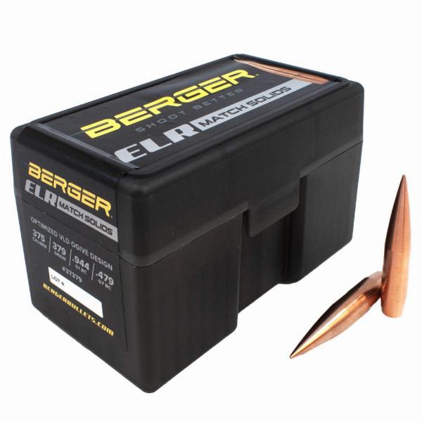 BERGER Geschosse .375 379gr ELR Match Solid 50 Stk.