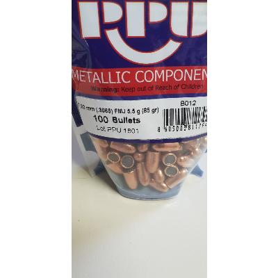 PPU Geschosse 7,62/.30 85gr FMJ 100Stk. - image