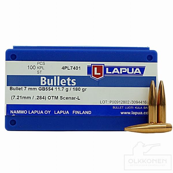 Lapua Geschosse 7mm/.284 180gr OTM Scenar 100Stk.