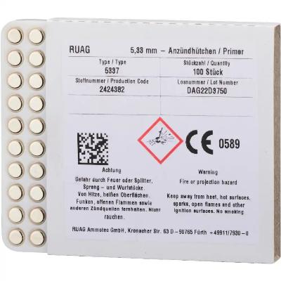 RWS Zündhütchen 5,33mm  Large Pistol 5337 Boxer - image