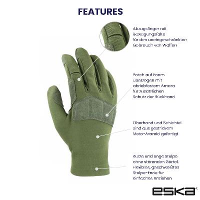 ESKA Gloves Spartacus Grün im Shop - image