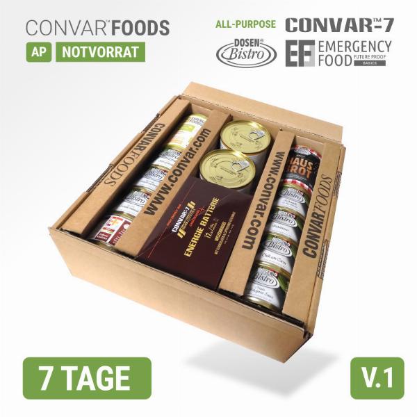 Convar Foods - 7 Tage Nahrungspaket V1