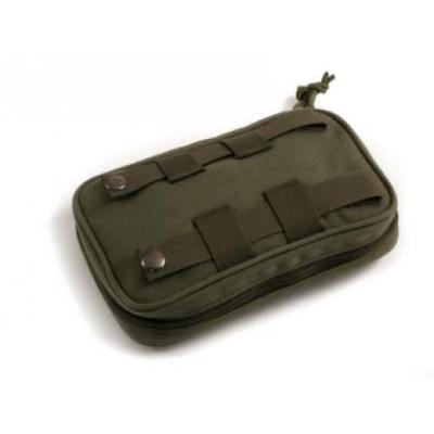 Niebling Tasche für Waffenpflegeprodukte kompakt 130x200mm braun/grau MOLLE - image