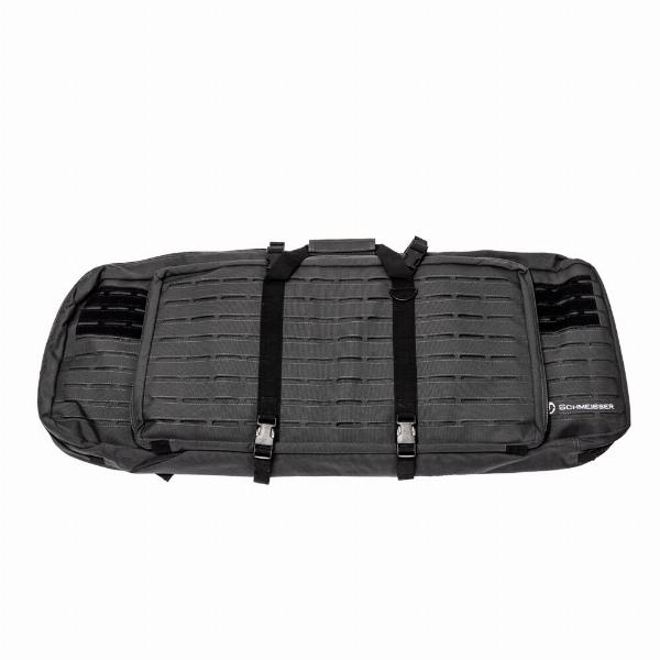 Schmeisser Gewehrtransporttasche mit Molle-System , 117cm, grau