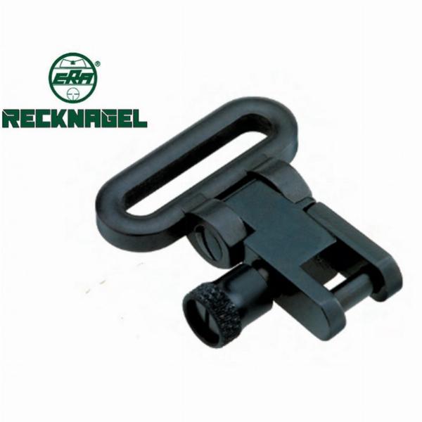 Recknagel Riemenbügelkörper m. Rändelmutter, Kopfbreite 8mm, Euro-Öse