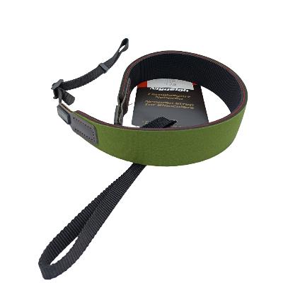 Niggeloh Fernglasgurt Neopren grün gerade Form - image