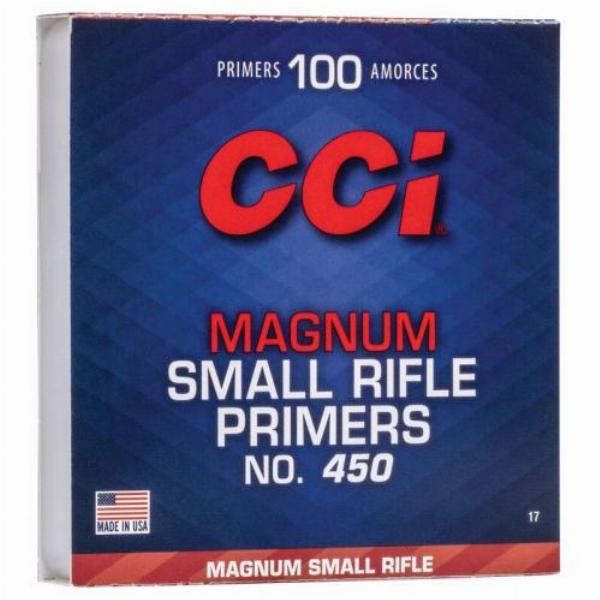 CCI Zündhütchen Small Rifle Mag. No. 450 1000Stk