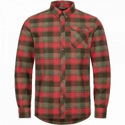 BLASER Herren Hemd Theodor rot/dunkelgrün Large im Shop - image