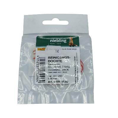 Niebling Baumwolldocht .22/.243 - image